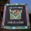 Hippie Quilt Blanket Ver 20  Quilt